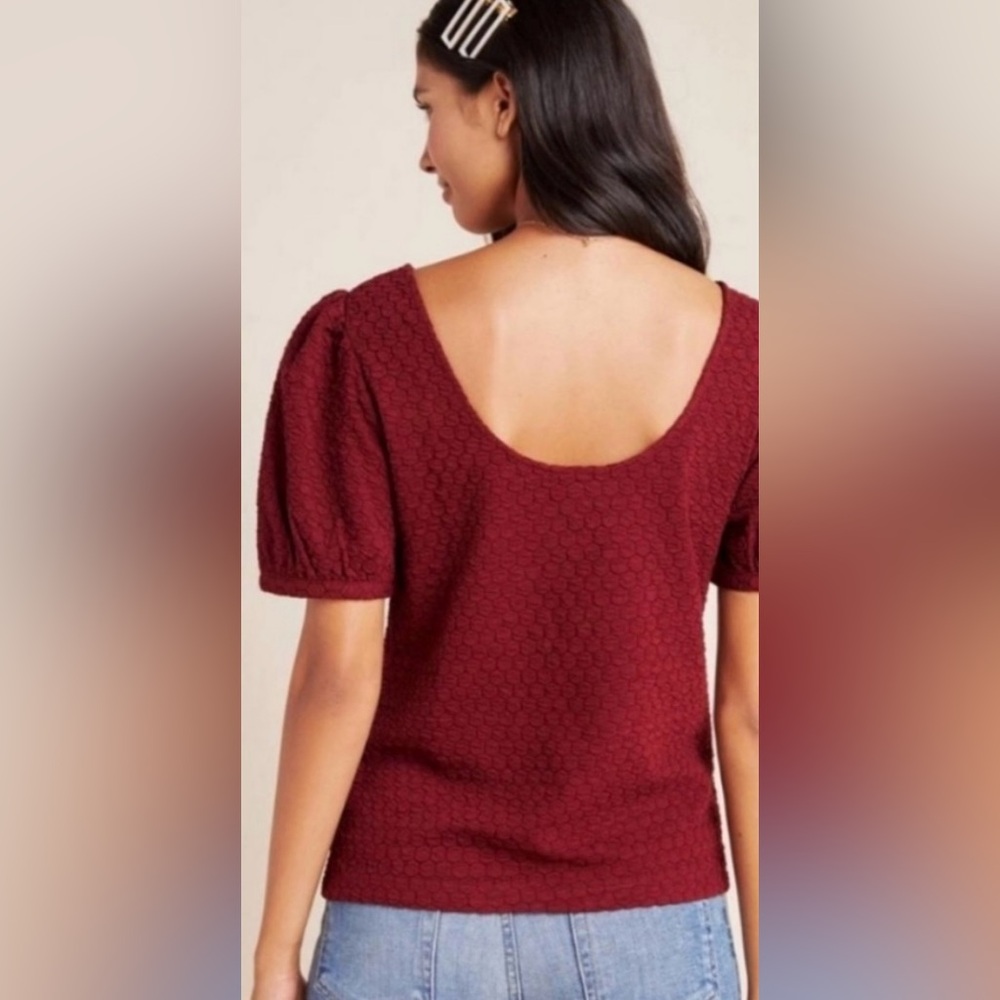 EUC Porridge (Anthropologie) Parker Puff Sleeve Blouse - Picture 2 of 4